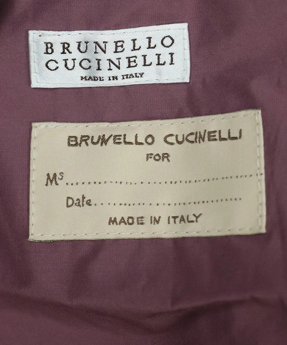 Brunello Cucinelli Purple Jacket sz 8