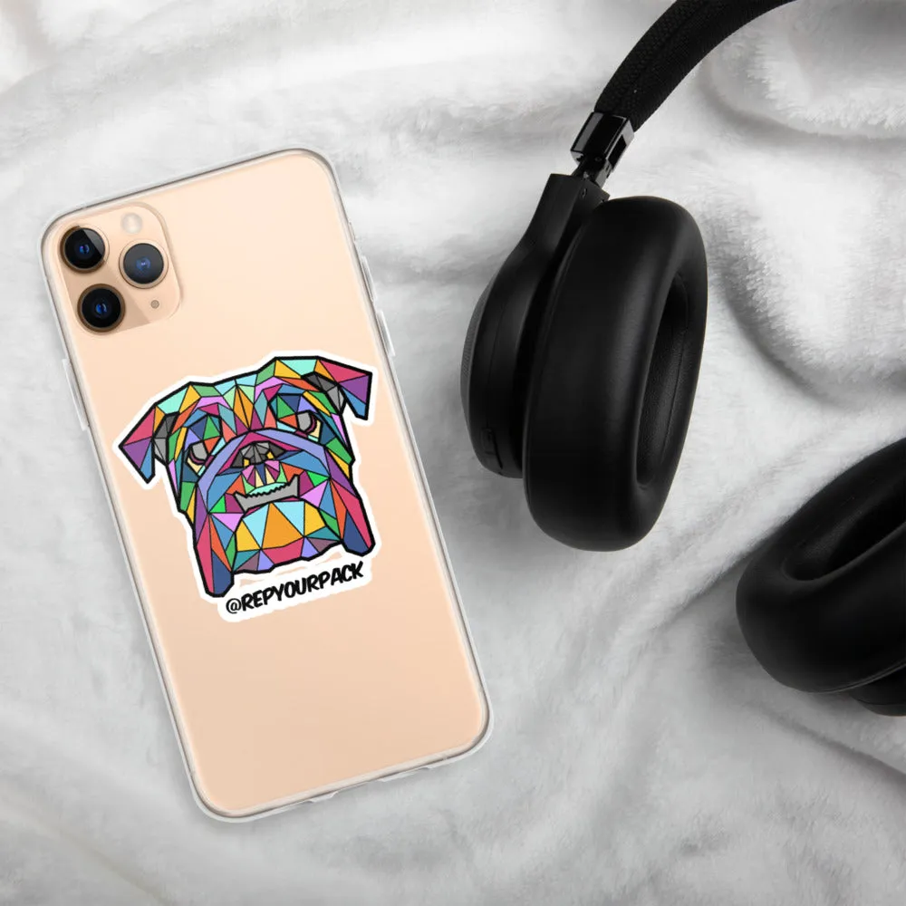 Bulldog Polygon iPhone Case