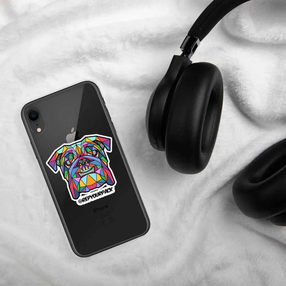 Bulldog Polygon iPhone Case