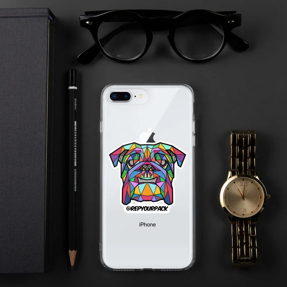 Bulldog Polygon iPhone Case