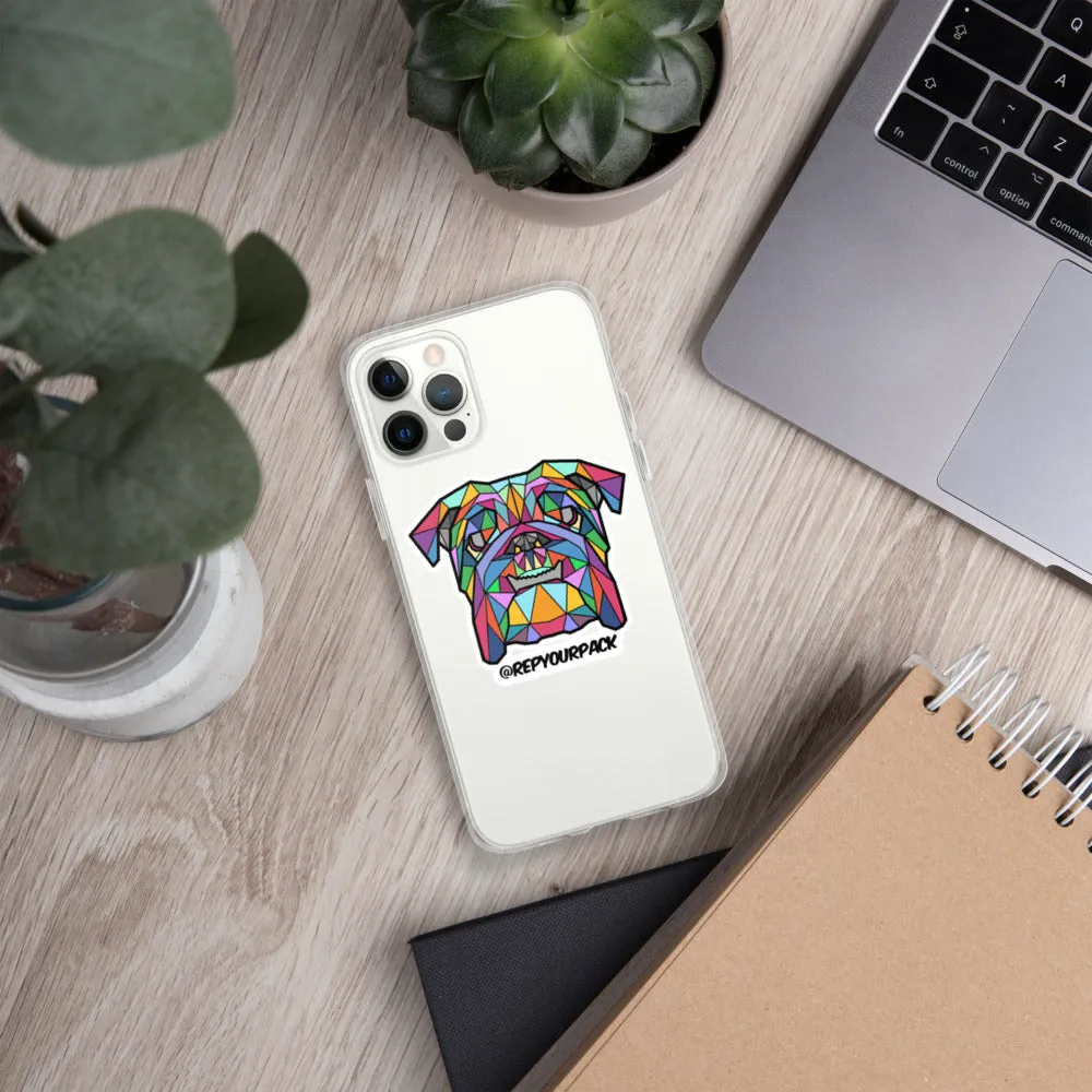 Bulldog Polygon iPhone Case