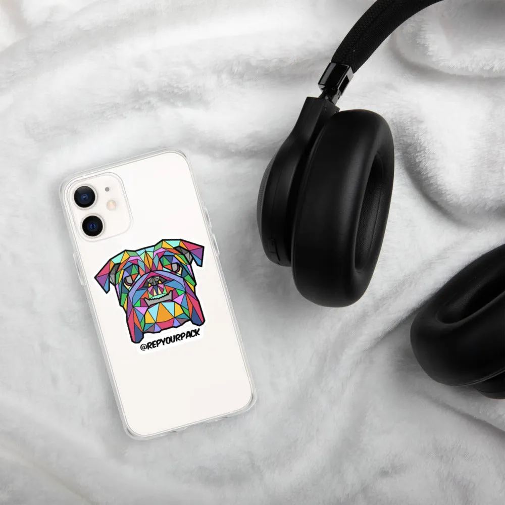 Bulldog Polygon iPhone Case