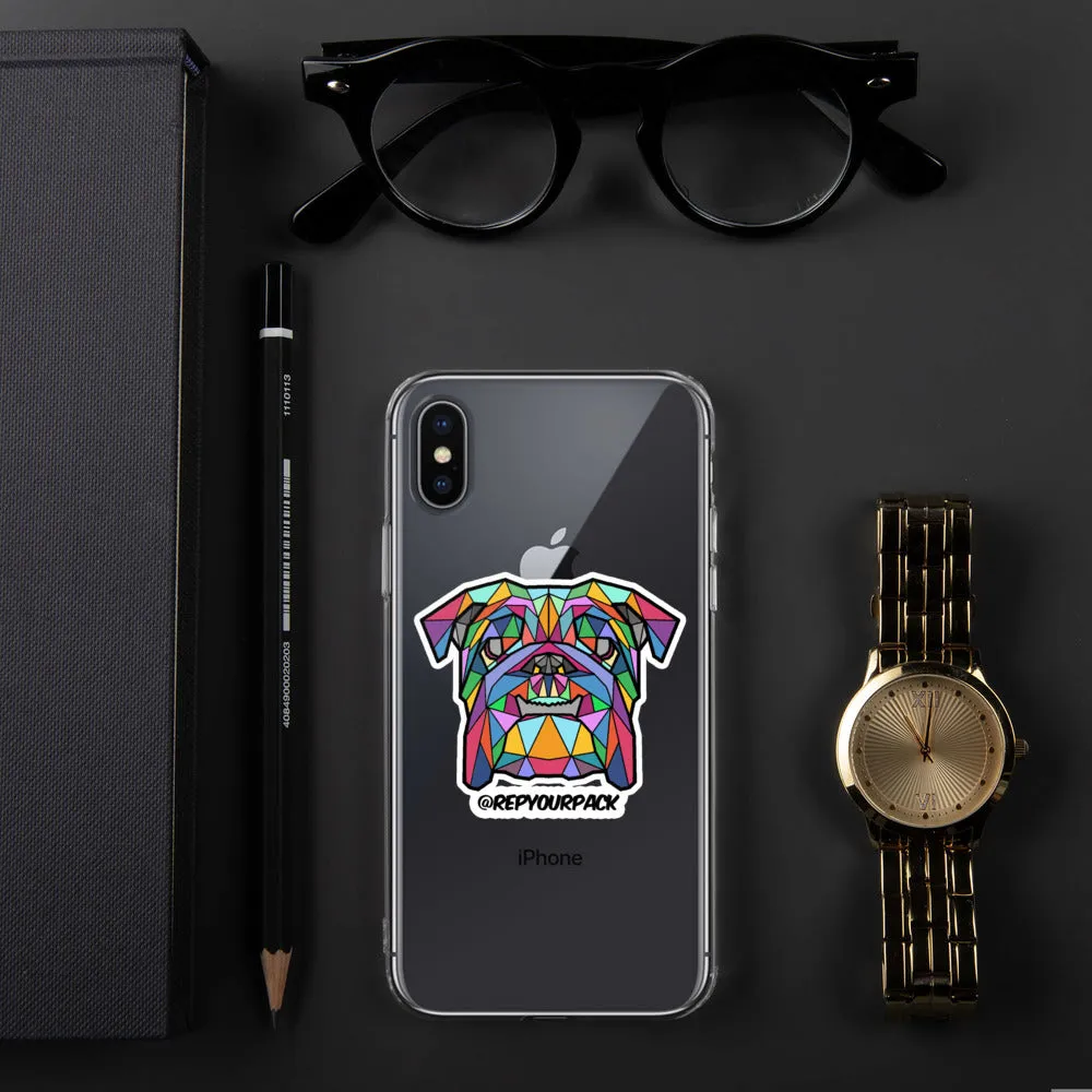 Bulldog Polygon iPhone Case