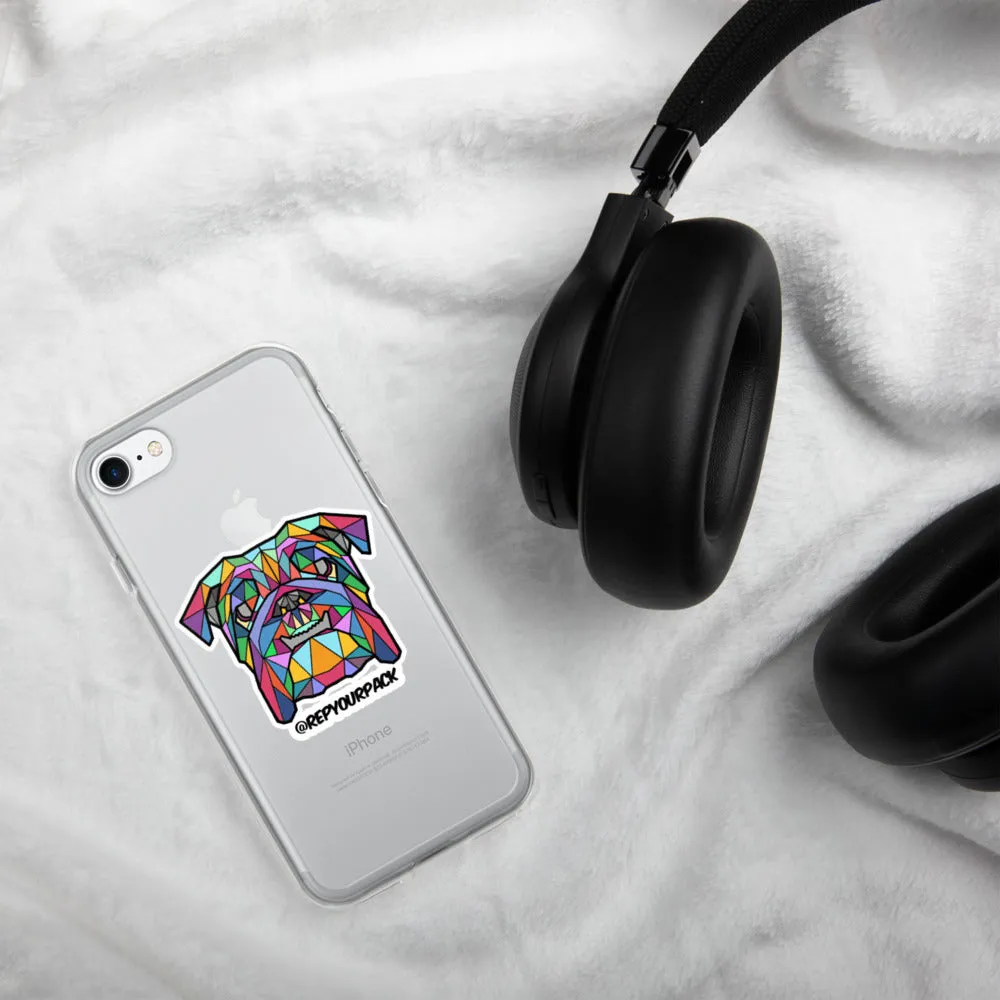 Bulldog Polygon iPhone Case