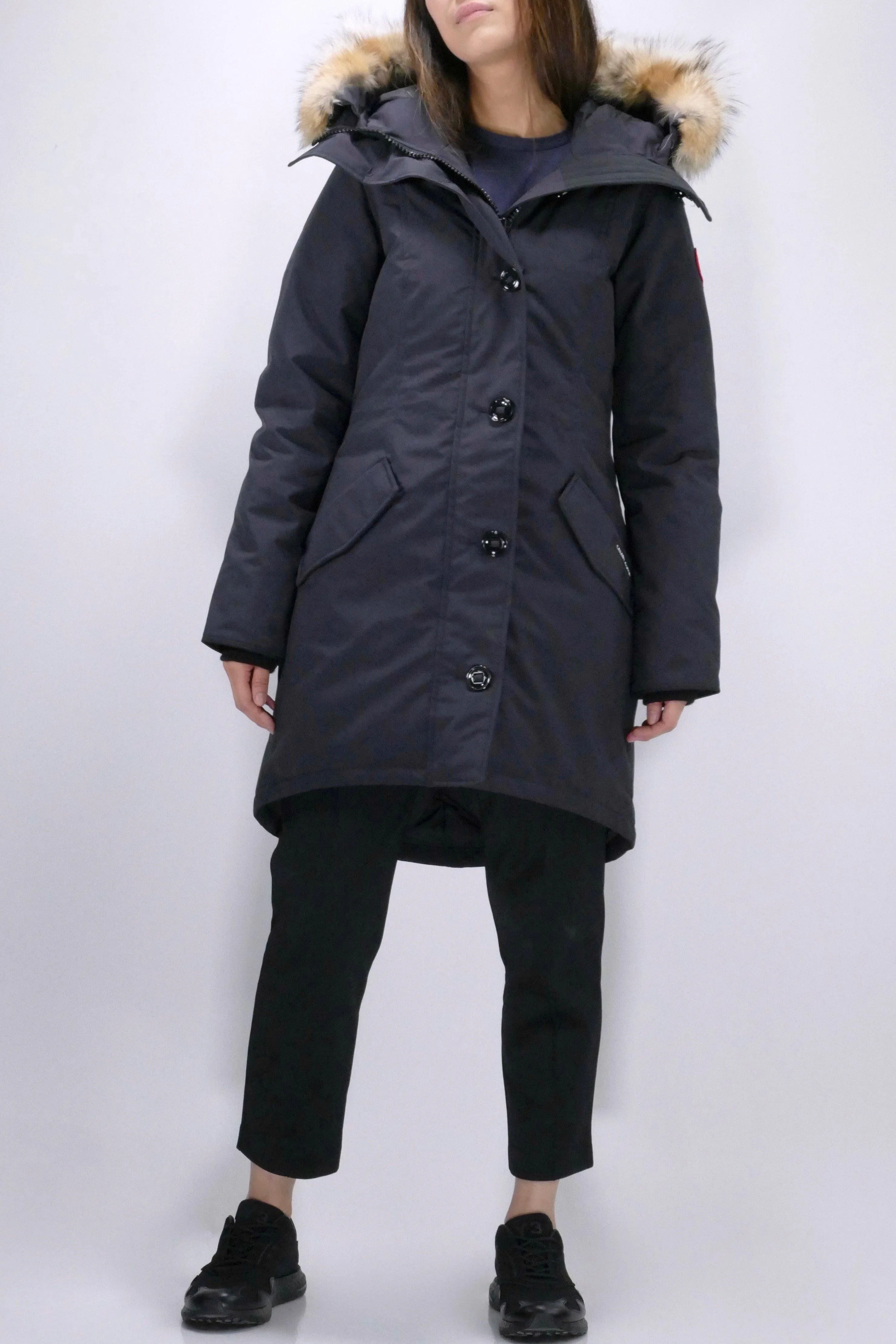 Canada Goose Womens Down *Parka Rossclair  - Navy