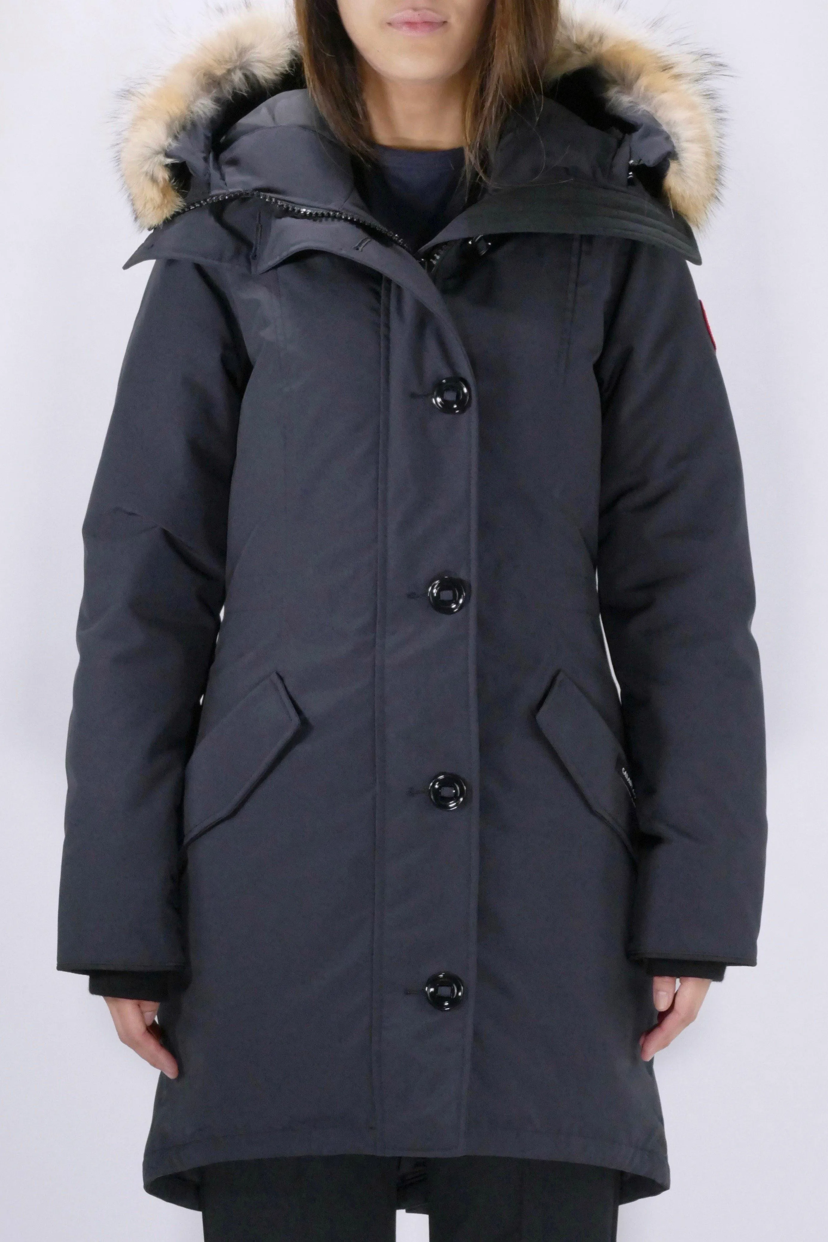 Canada Goose Womens Down *Parka Rossclair  - Navy