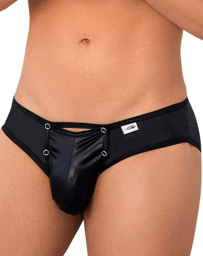 Candyman 99639 Open Front Jockstrap Black