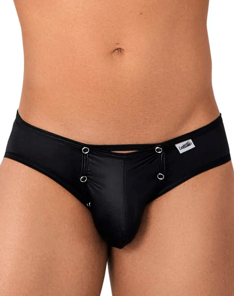 Candyman 99639 Open Front Jockstrap Black