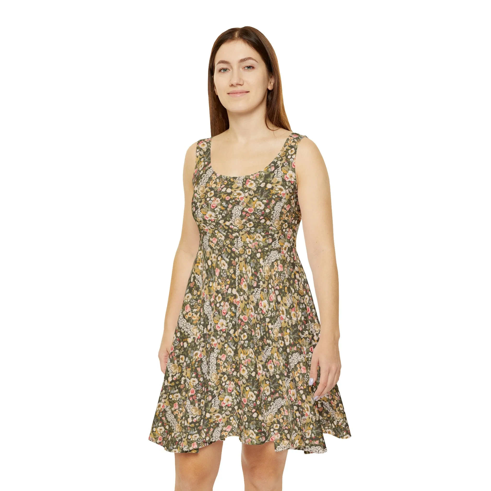 Cascade Women's Skater Tank Dress (AOP)