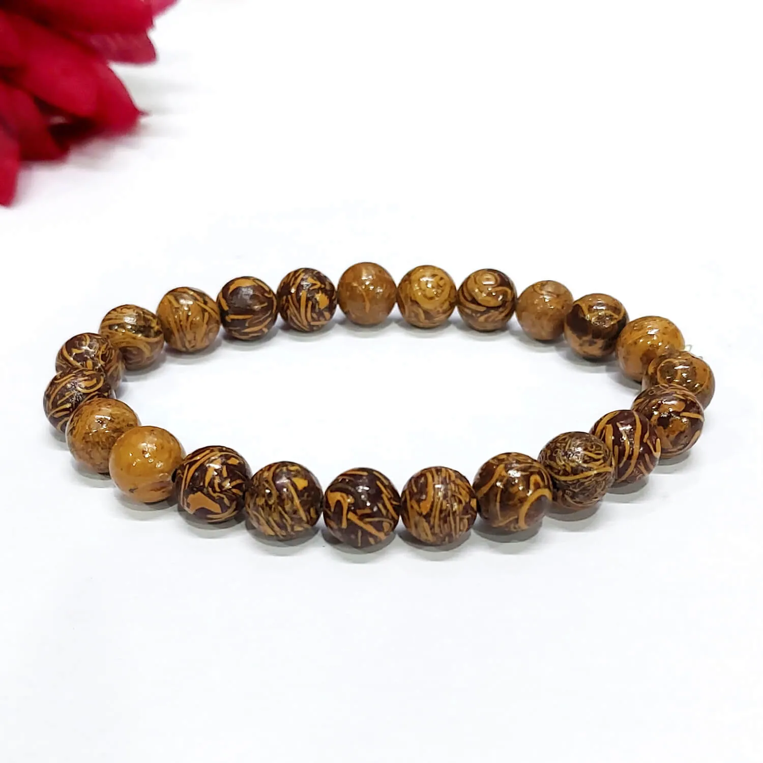 Certified Mariam Jasper 8mm Natural Stone Bracelet