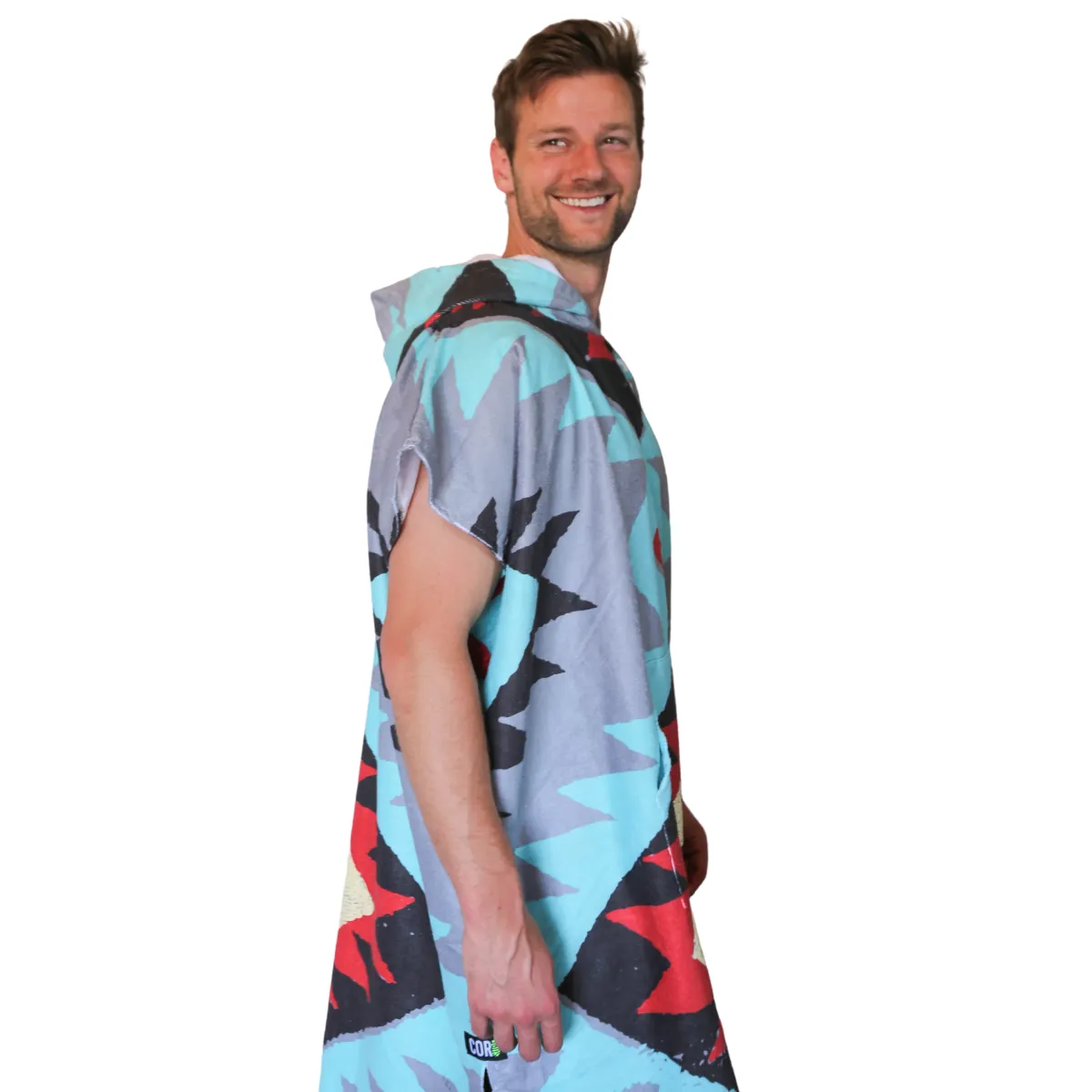 Changing Towel Poncho by COR Surf - Tribal-Tech (Large)