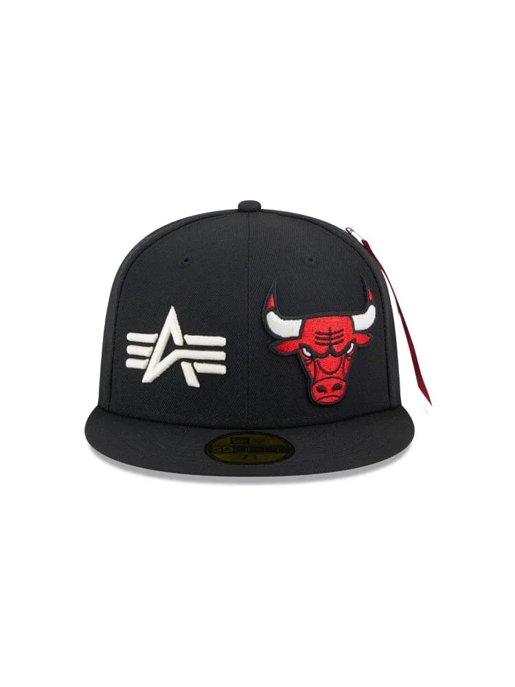 CHICAGO BULLS X ALPHA X NEW ERA 59FIFTY FITTED CAP