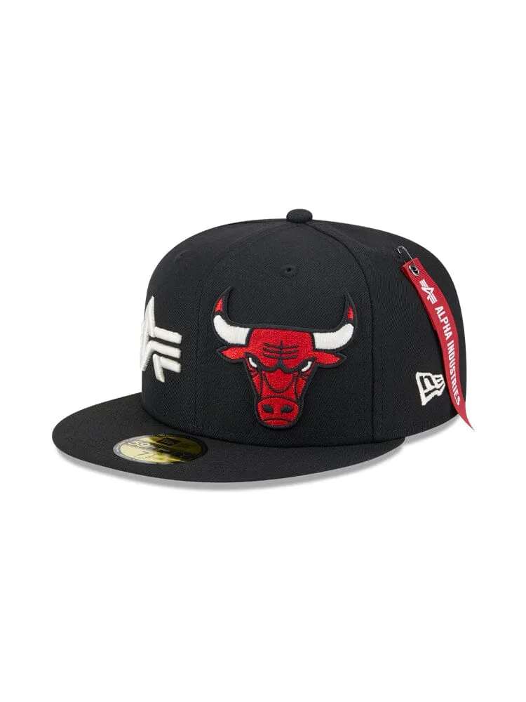 CHICAGO BULLS X ALPHA X NEW ERA 59FIFTY FITTED CAP