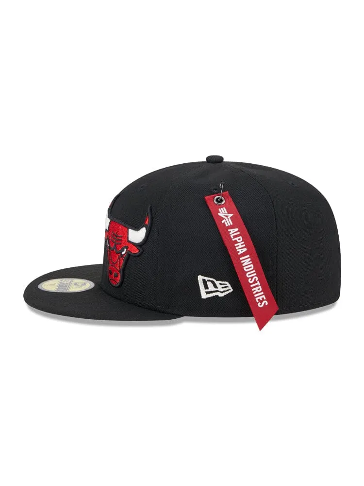 CHICAGO BULLS X ALPHA X NEW ERA 59FIFTY FITTED CAP