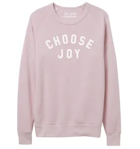 CHOOSE JOY Unisex Pullover - Pale Pink