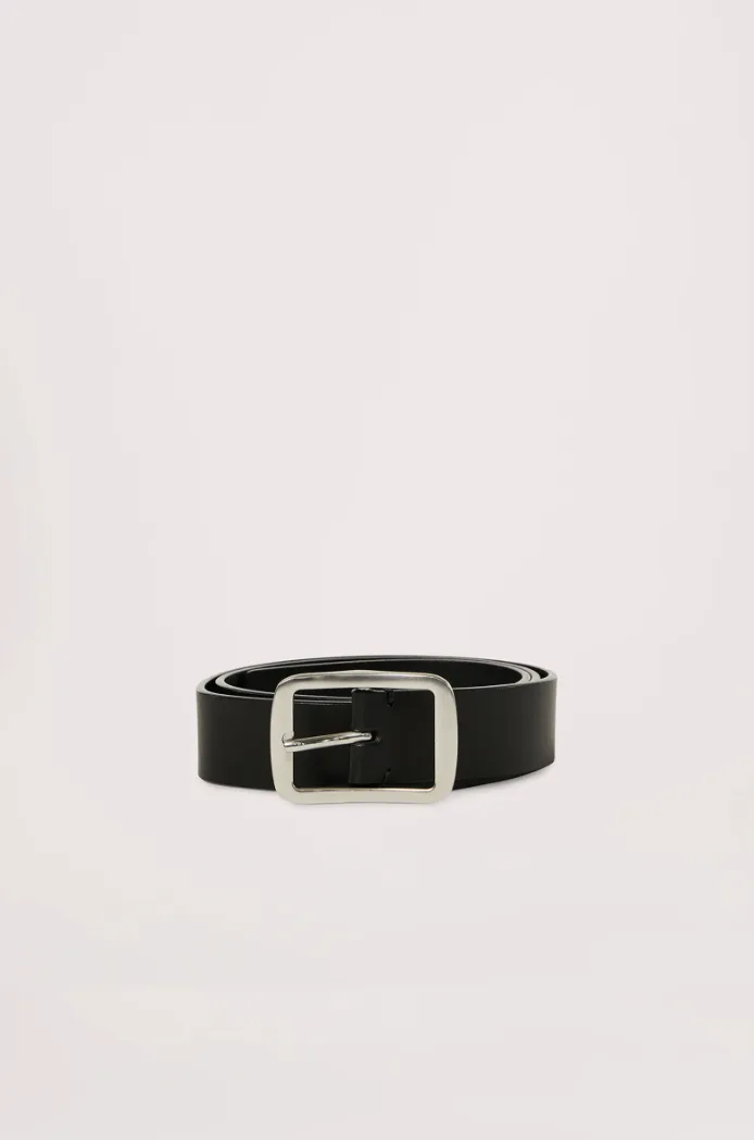 Classic Leather Belt Black