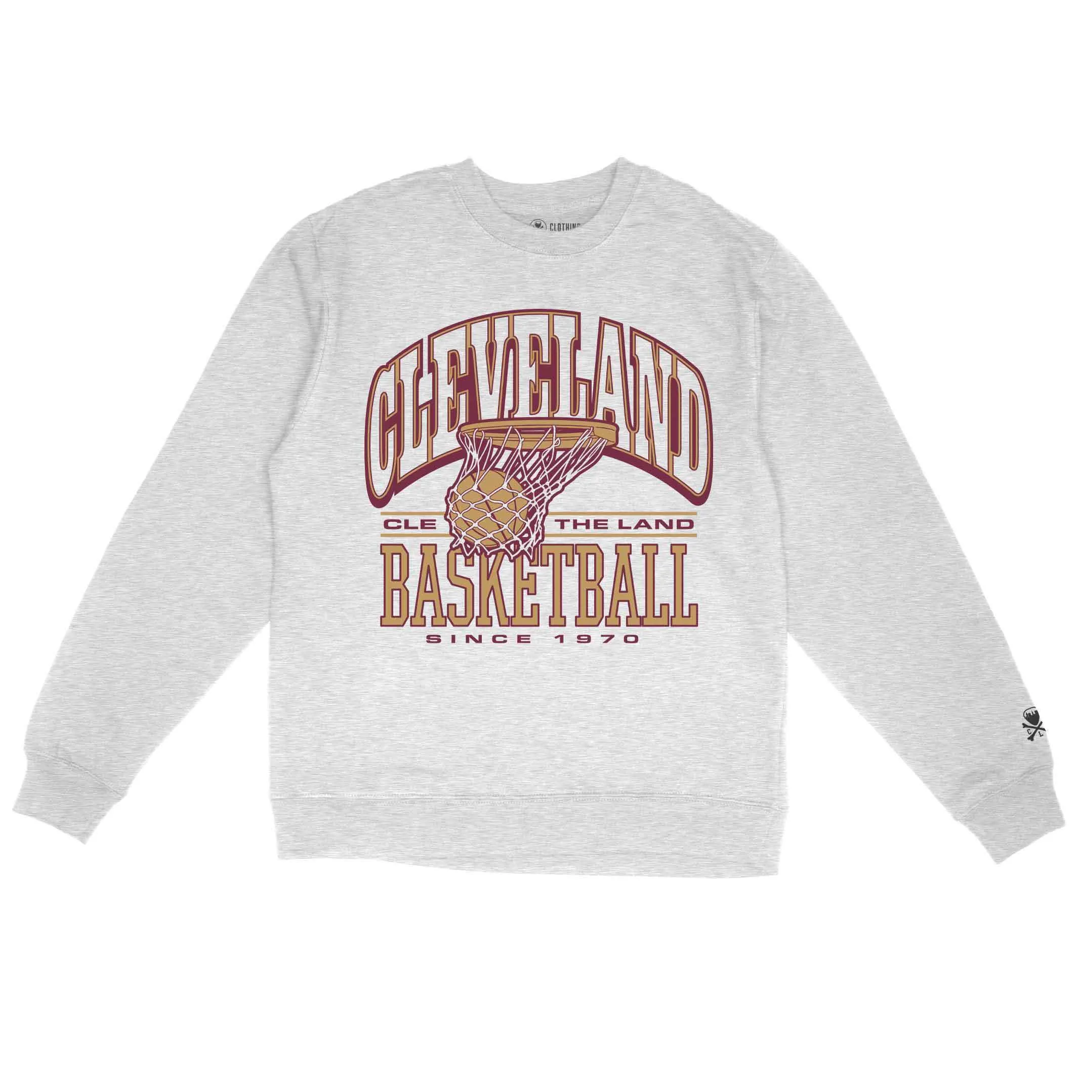 Cleveland Basketball Arch - Unisex Crewneck Sweatshirt