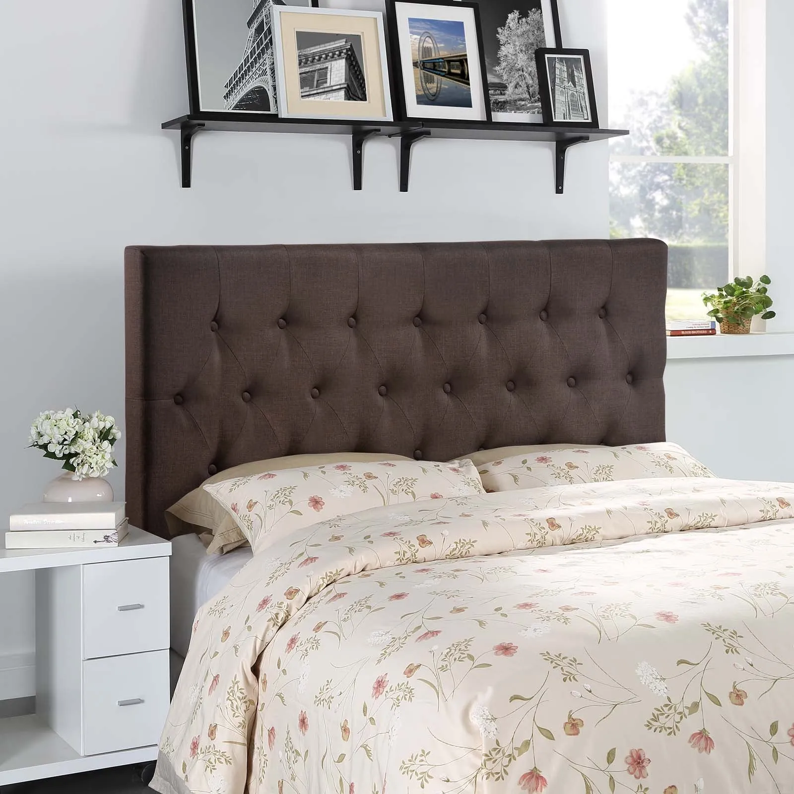 Clique Upholstered Fabric Headboard