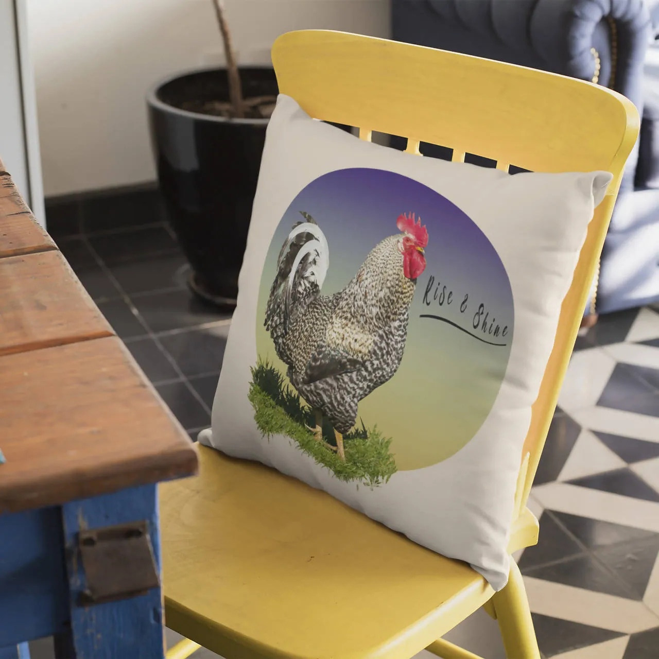 Cockeral, Rise and Shine Cushion