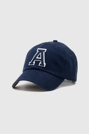 Collegiate Letter Cap Navy