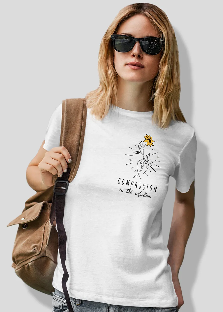 Compassion Women half sleeve T-shirt