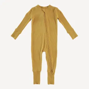 convertible zippy pjs | honey mustard | modal skinny rib