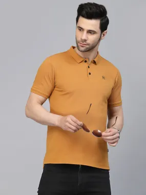 Cotton Solid Half Sleeves Polo T-Shirt