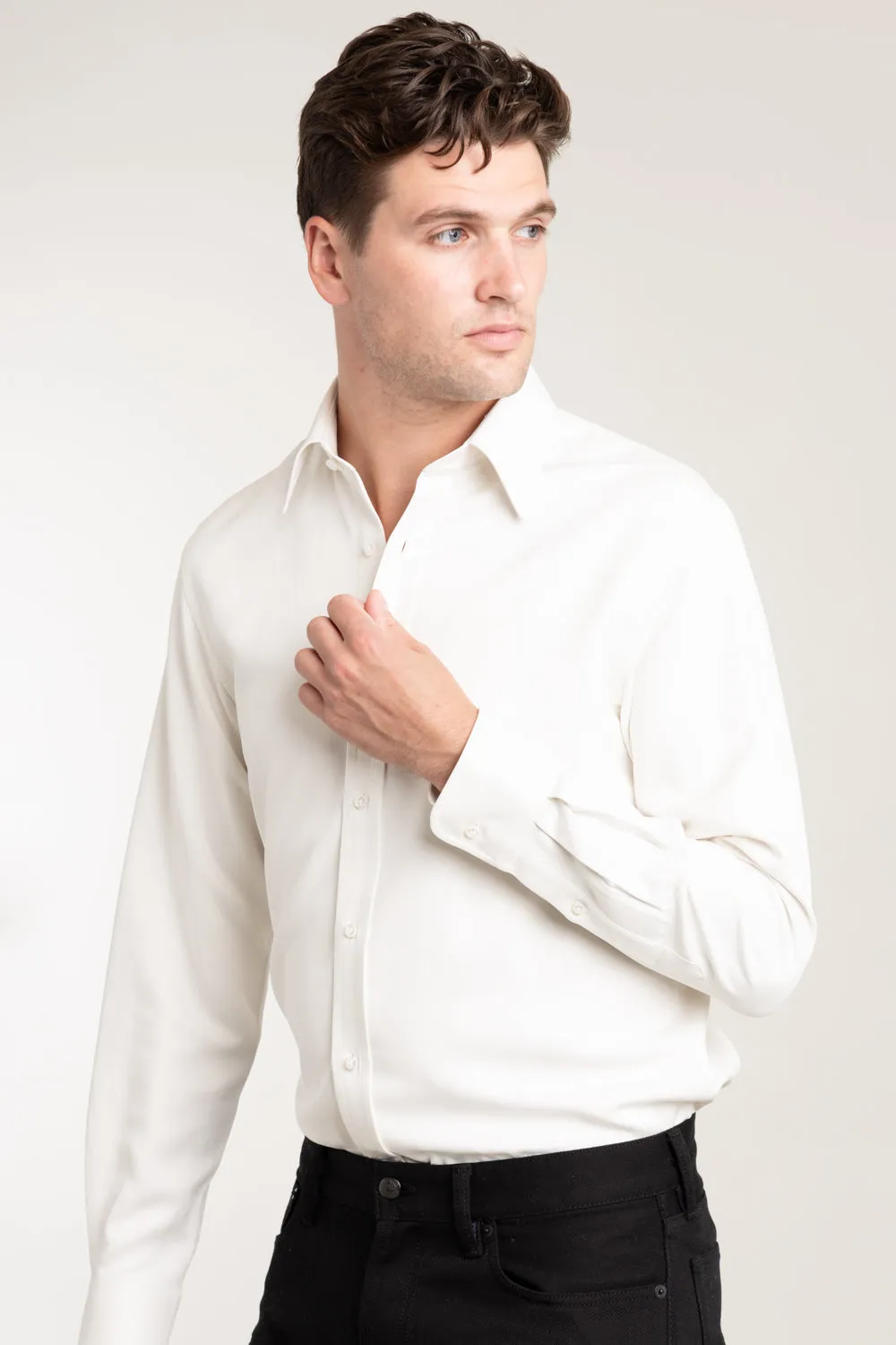 Cream Dress Shirt