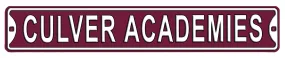 Culver Academies Street Sign