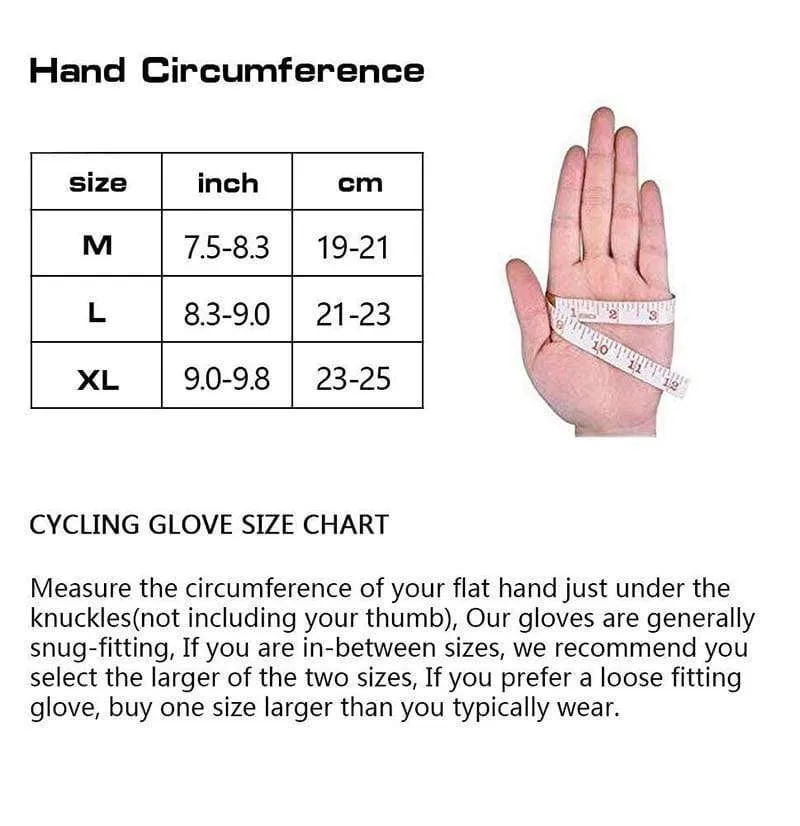 Cycling Anti-slip Anti-sweat Men Women Half Finger Gloves Breathable Anti-shock Sports Gloves MTB Bike Bicycle Glove