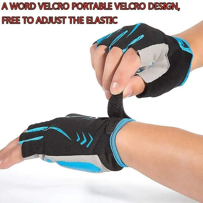 Cycling Anti-slip Anti-sweat Men Women Half Finger Gloves Breathable Anti-shock Sports Gloves MTB Bike Bicycle Glove