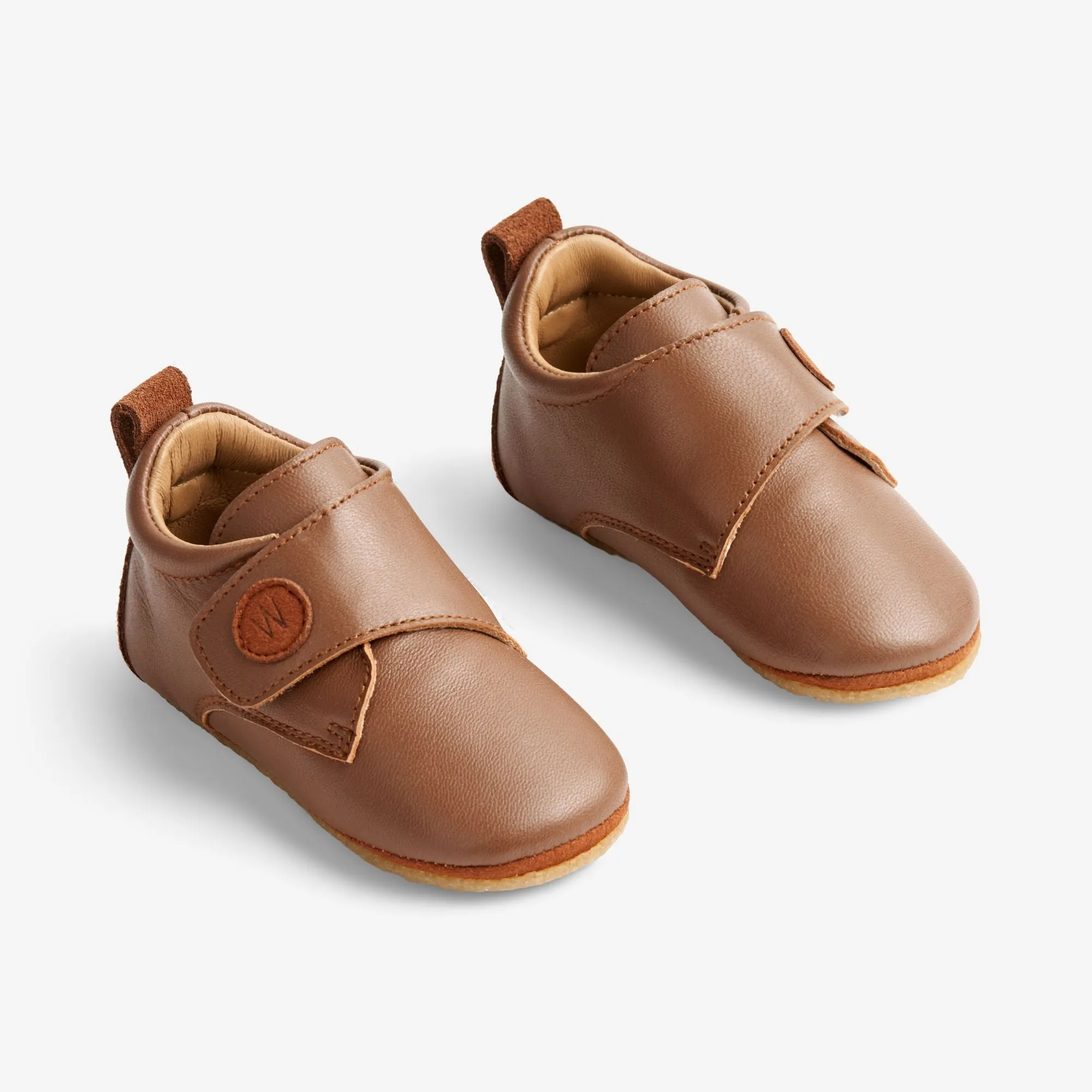 Dakota Leather Home Shoe | Baby - cognac