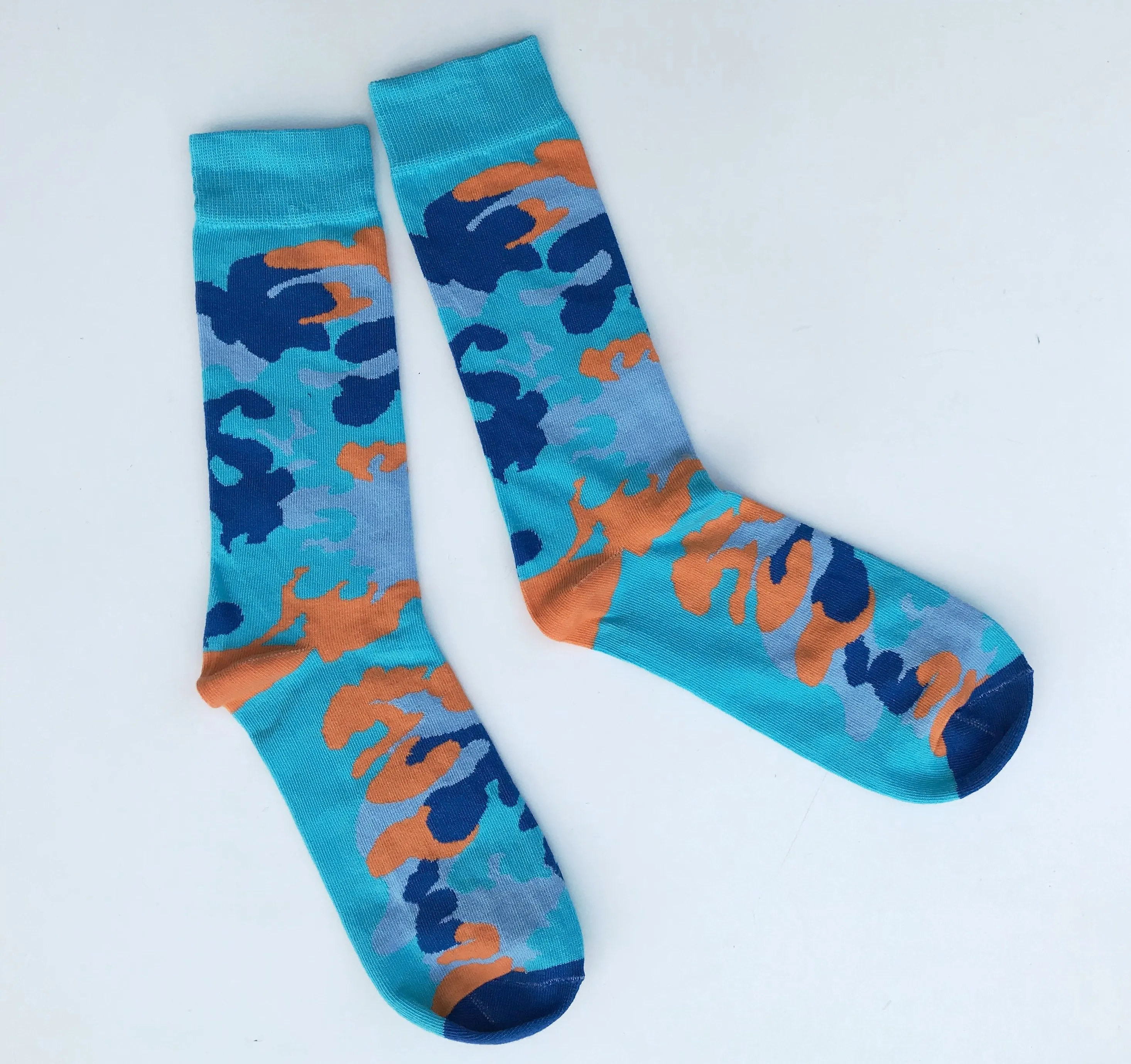 Dress Socks- Bright Days Line - Camouflage Under Water