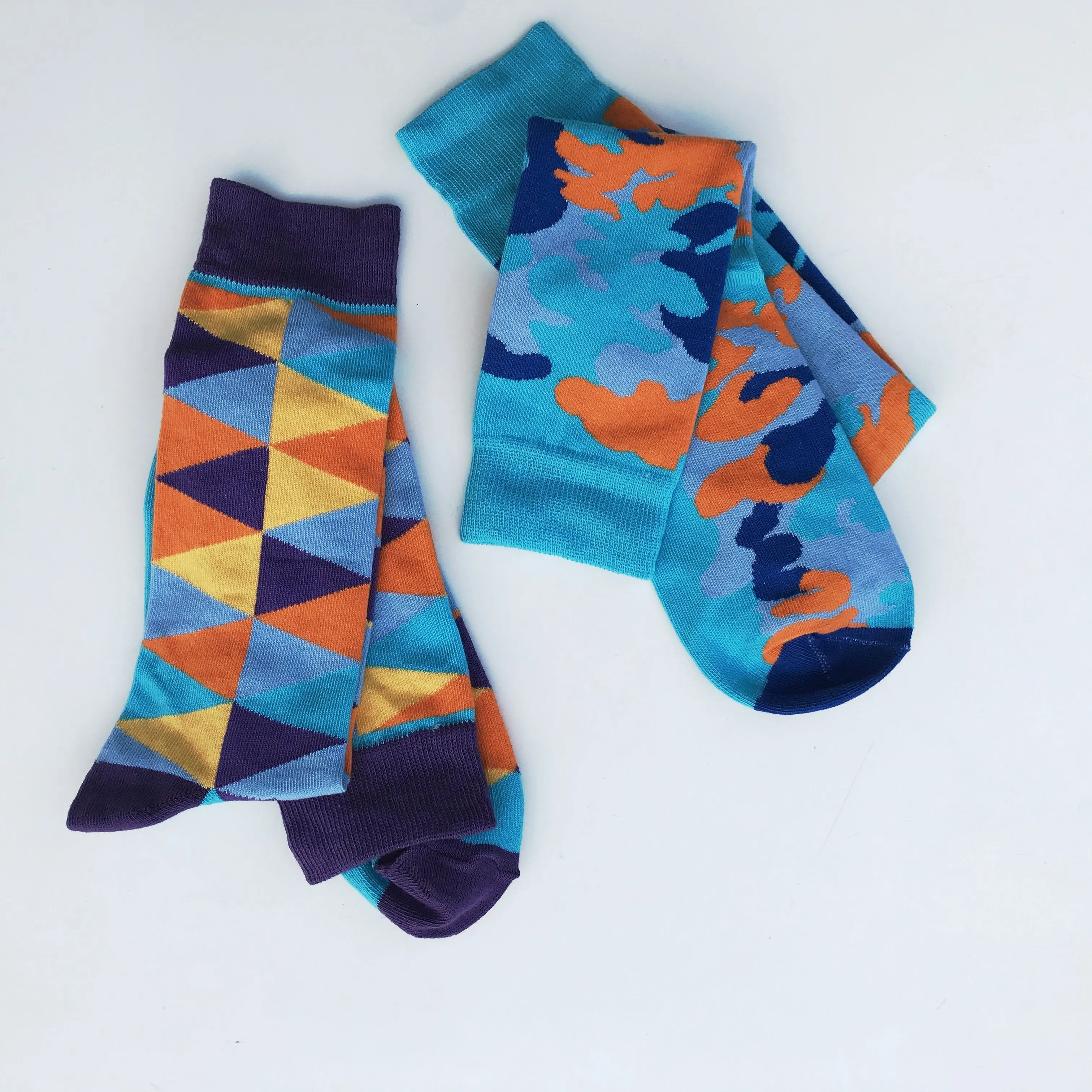 Dress Socks- Bright Days Line - Camouflage Under Water