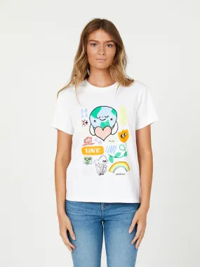 Earth Tee - White