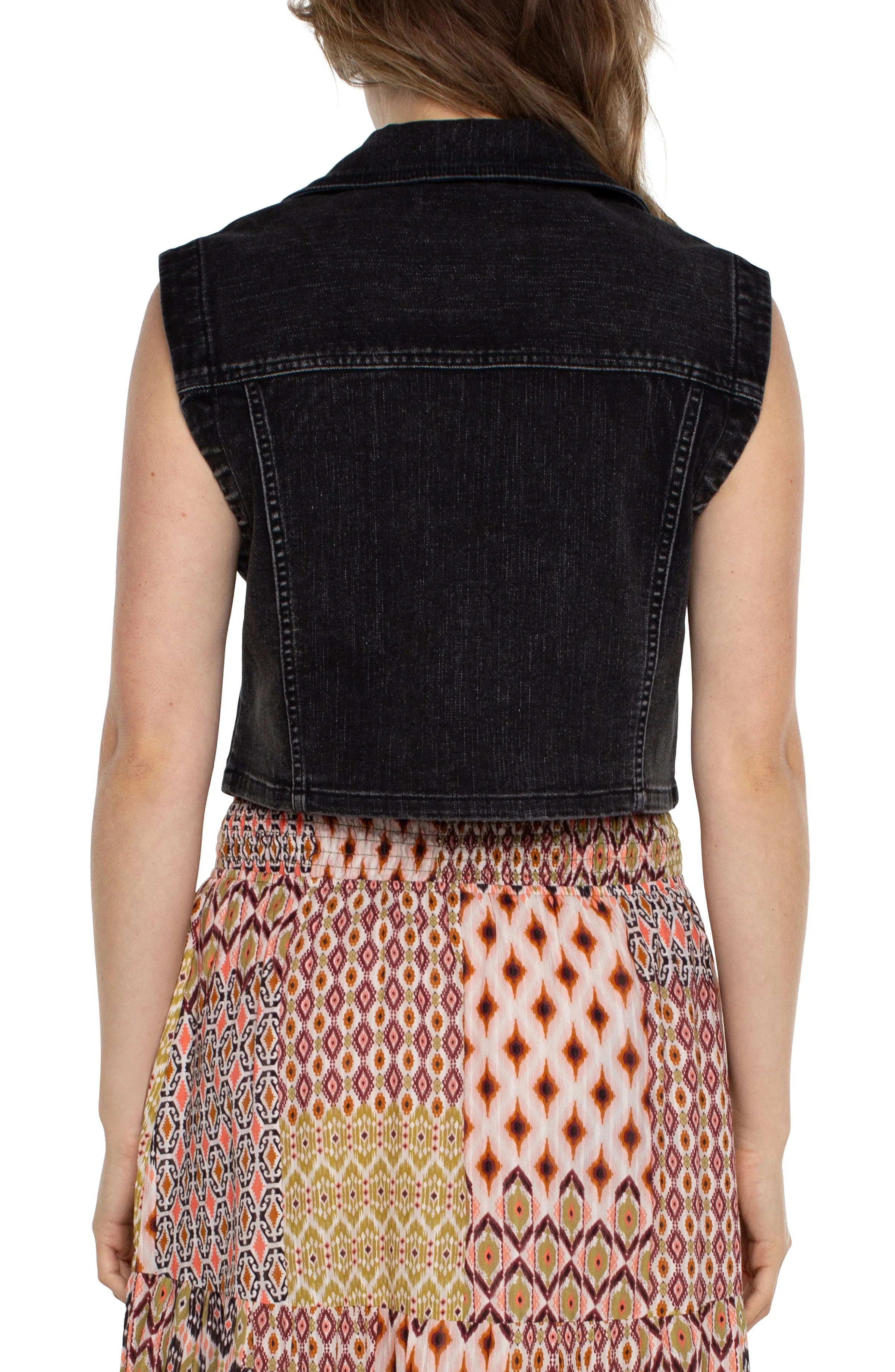 ECO NOTCH COLLAR CROP VEST