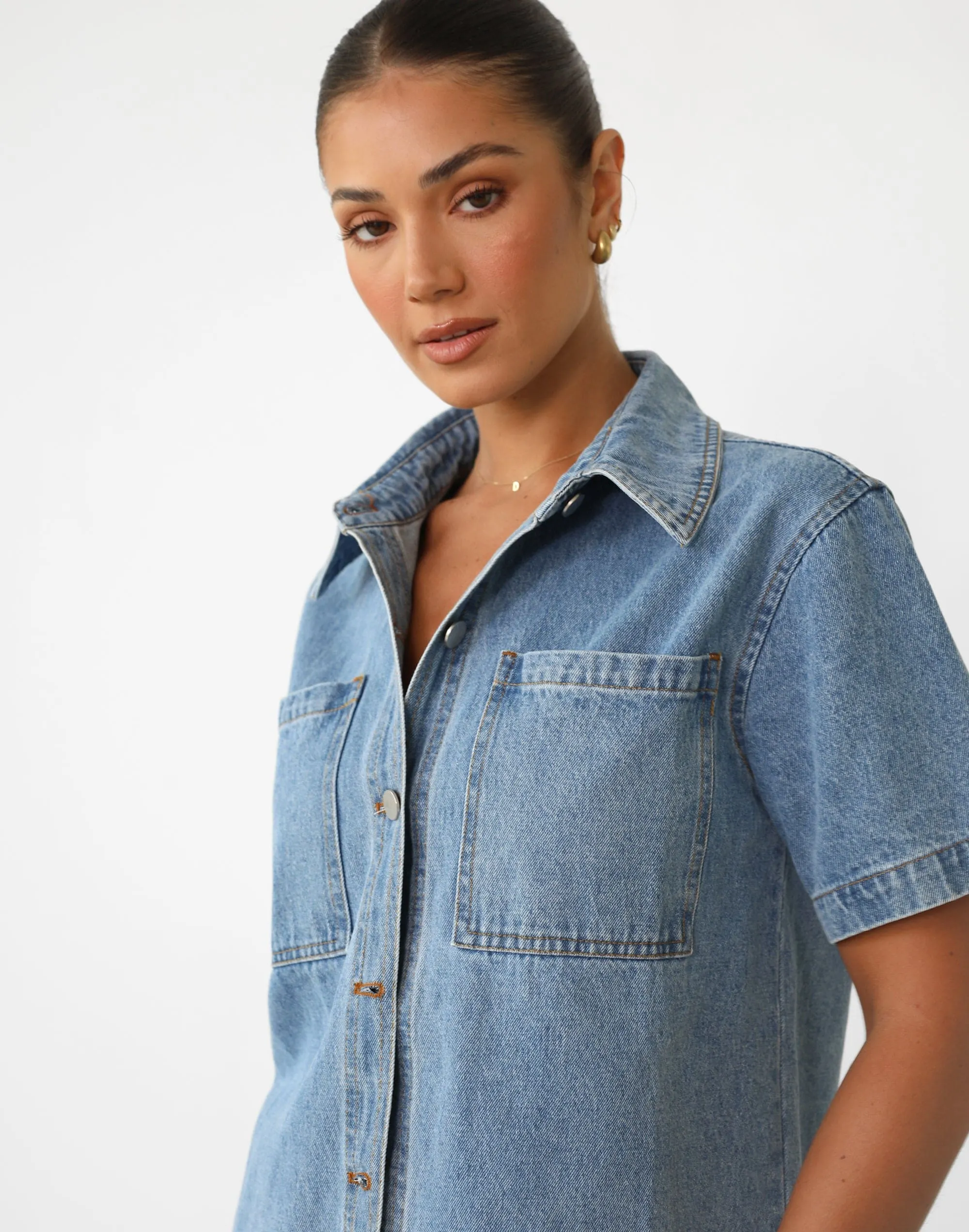 Elizha Shirt (Blue Denim)