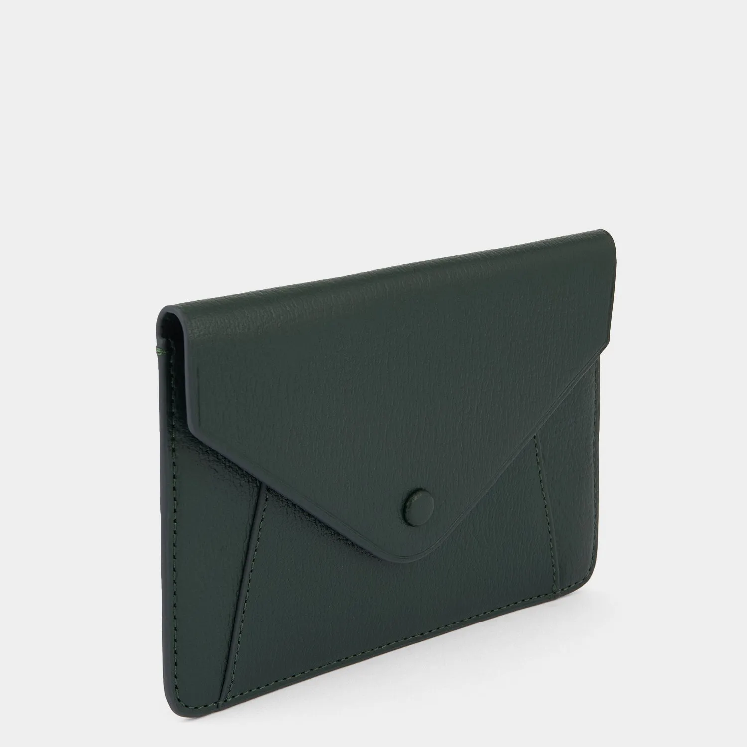 Envelope Passport Holder in Forest Green Capra