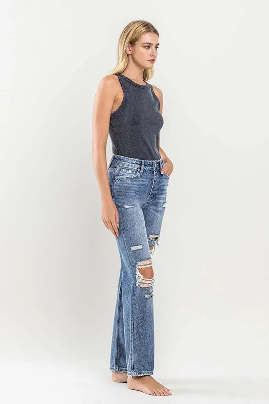 Explore More Collection - 90'S Vintage Slim Straight Jean