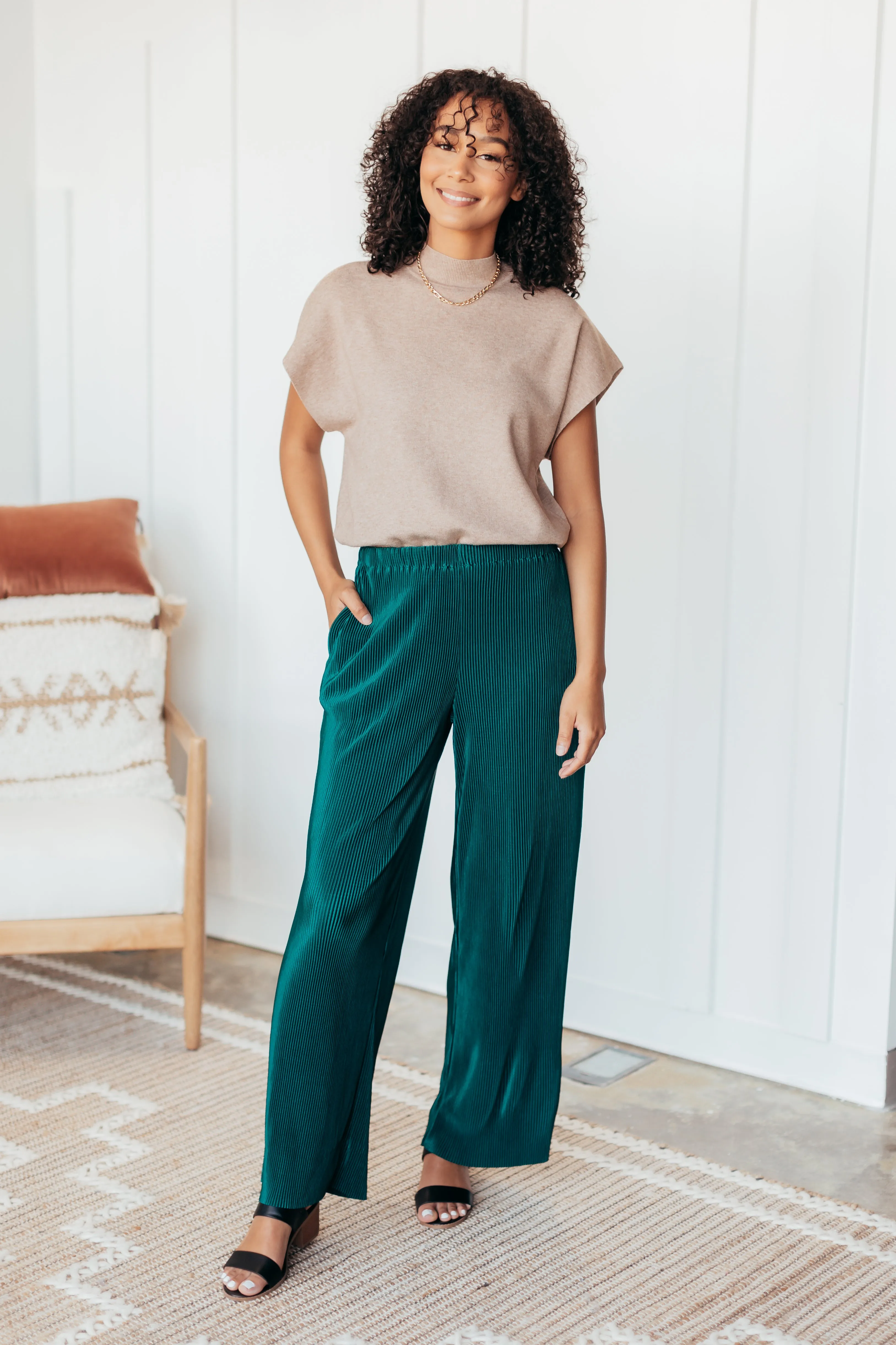 First Love Pleated Pants - 2 Colors