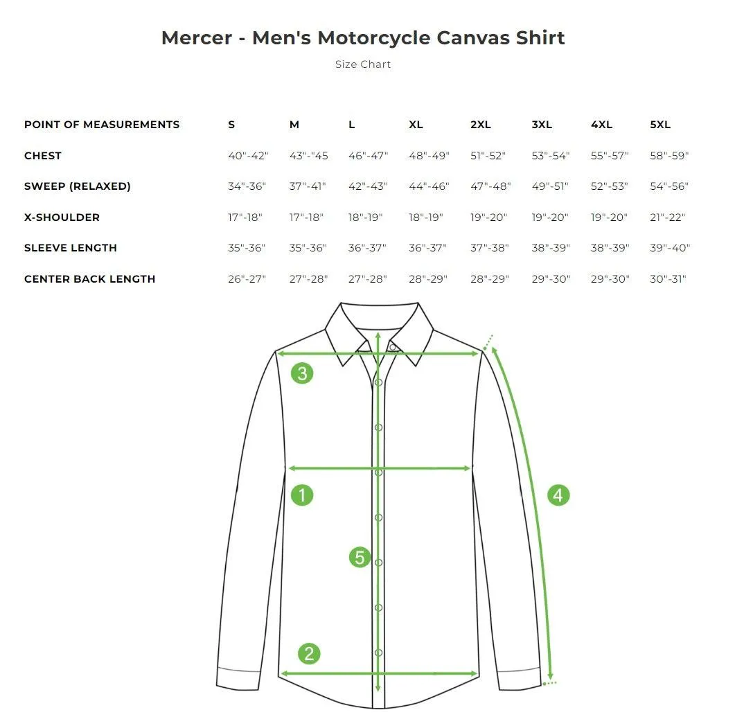 First Mfg Mens Mercer Black Raw Canvas Shirt