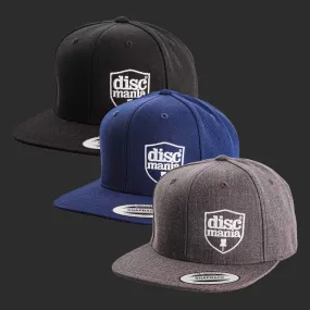 Flat Bill Snapback Hat (Shield Logo)