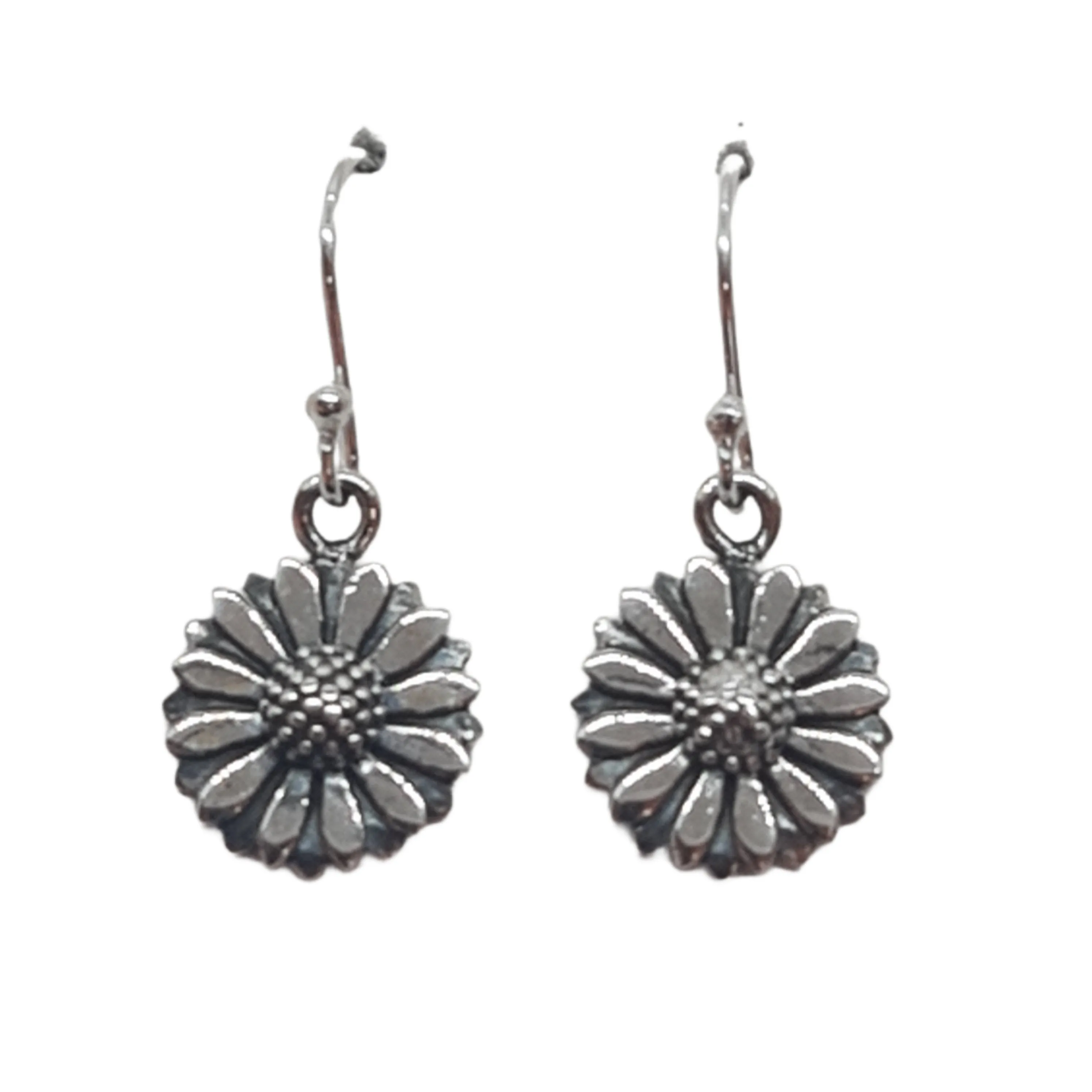 Fleur drop earrings Silver