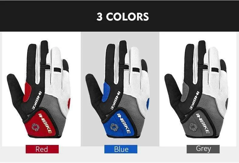 Gel Padded Cycling Gloves Full Finger Road Bicycle Outdoor Sports Skiing Gloves Men Women Racing Climbing MTB Bike Gloves