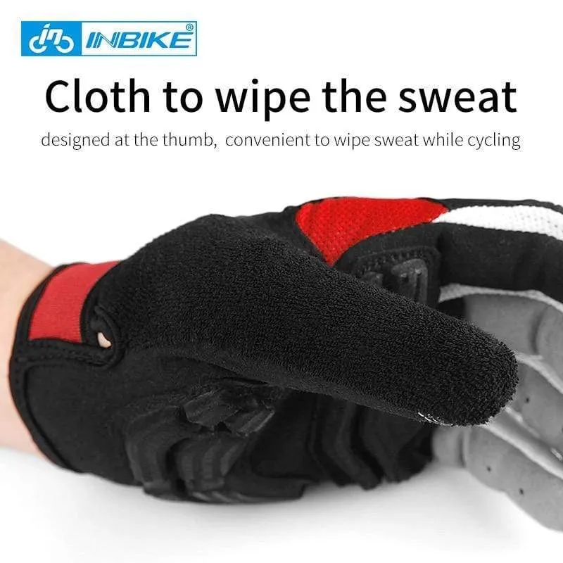 Gel Padded Cycling Gloves Full Finger Road Bicycle Outdoor Sports Skiing Gloves Men Women Racing Climbing MTB Bike Gloves