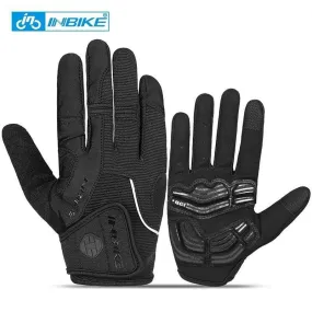 Gel Padded Cycling Gloves Full Finger Road Bicycle Outdoor Sports Skiing Gloves Men Women Racing Climbing MTB Bike Gloves