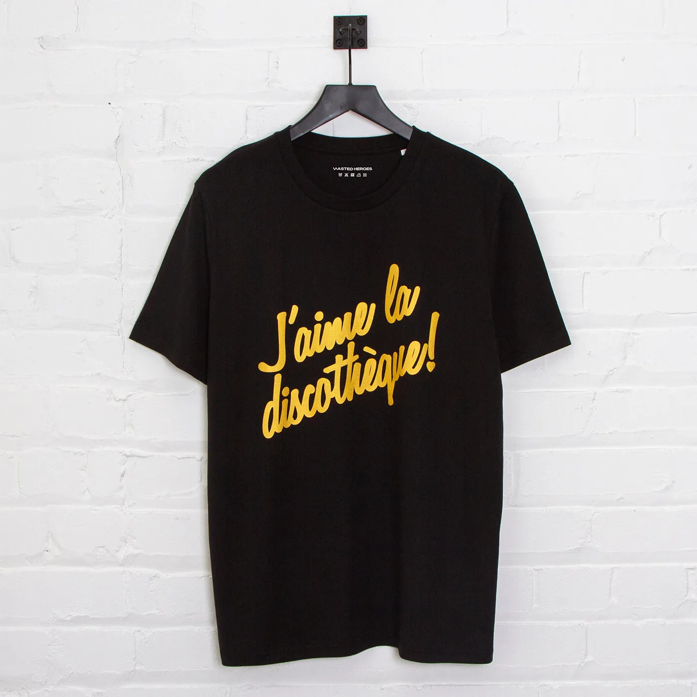 Gold J'aime Discotheque - Tshirt - Black