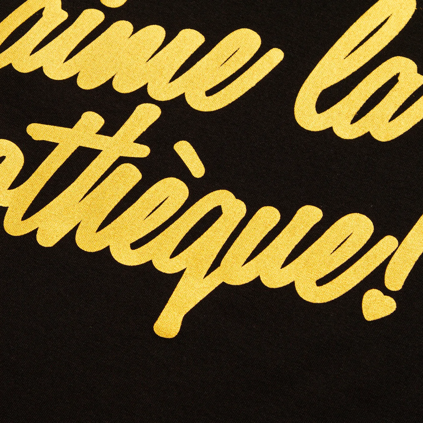 Gold J'aime Discotheque - Tshirt - Black