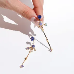 Grand Gems (L) Earrings [Atlantic Sapphire/Unicorn gems]