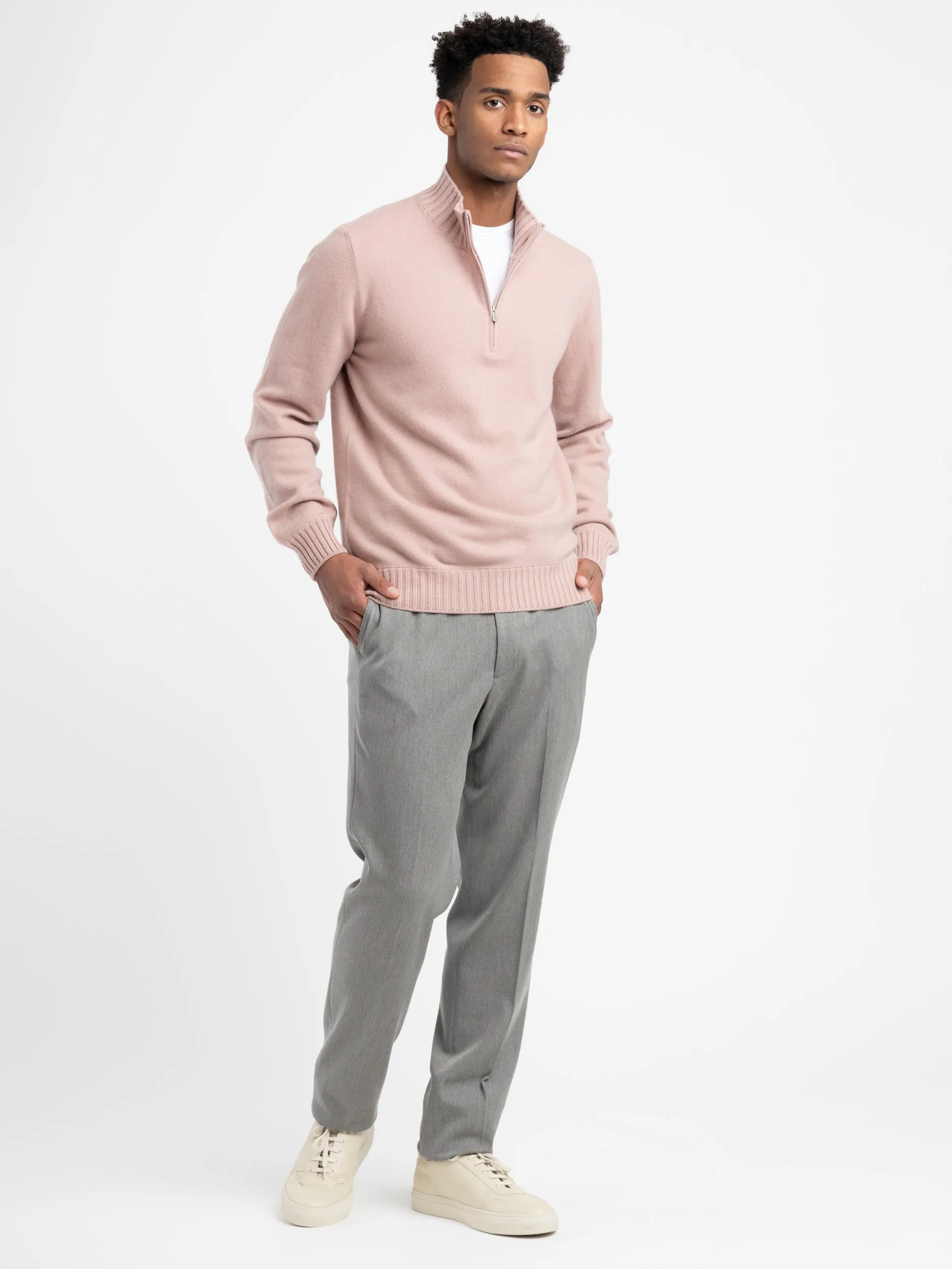 Grey Straight Leg Trousers